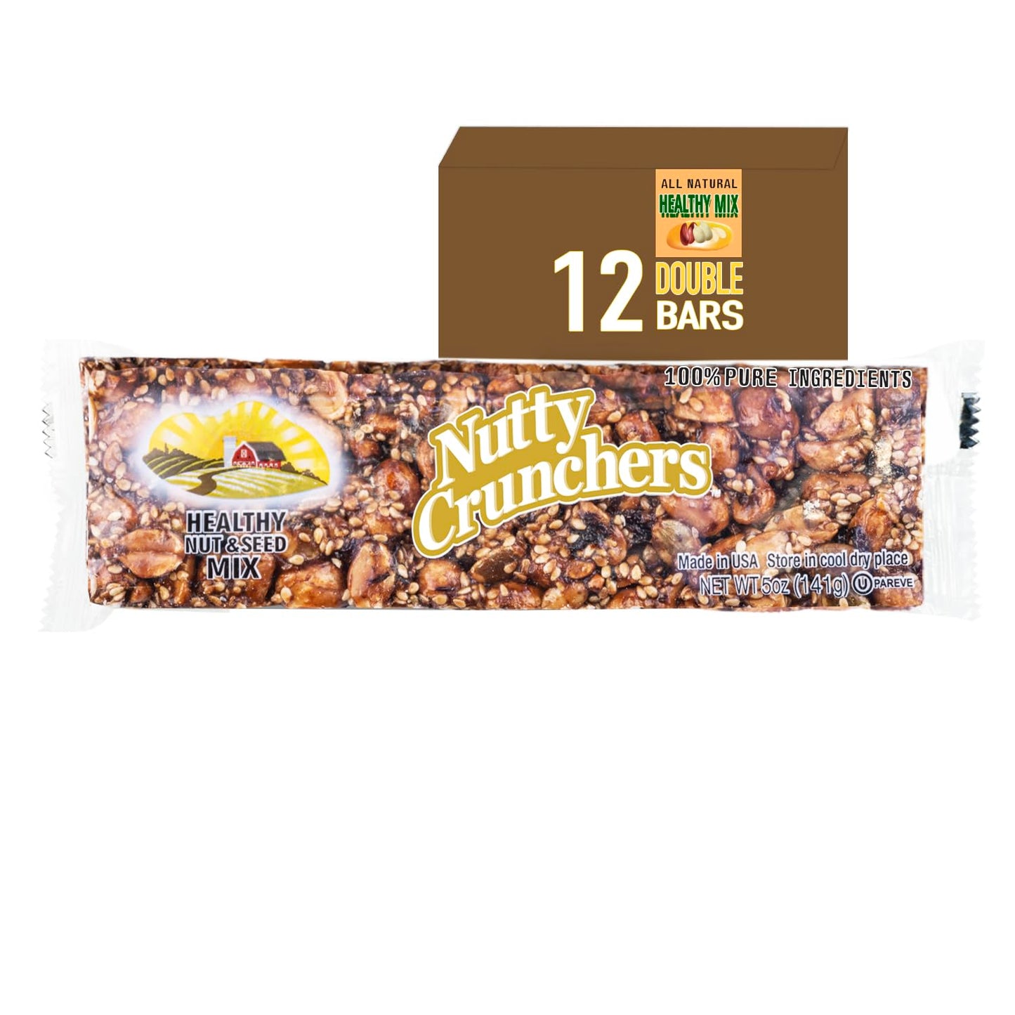 Nutty Crunchers™ Healthy Mix Crunch Bars